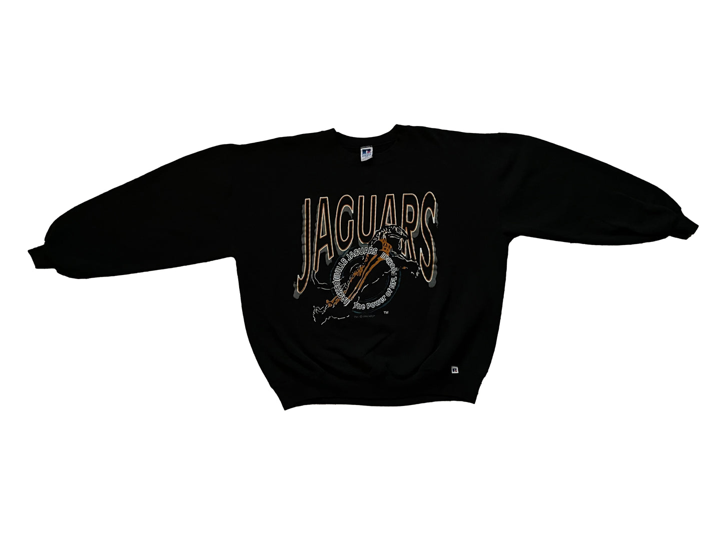 Jacksonville Jaguars 1994 banned logo sweatshirt size 2XL