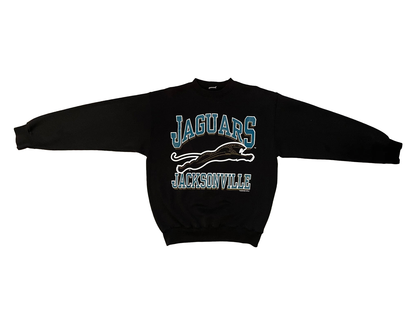 Jacksonville Jaguars 1993 banned logo sweatshirt size LARGE