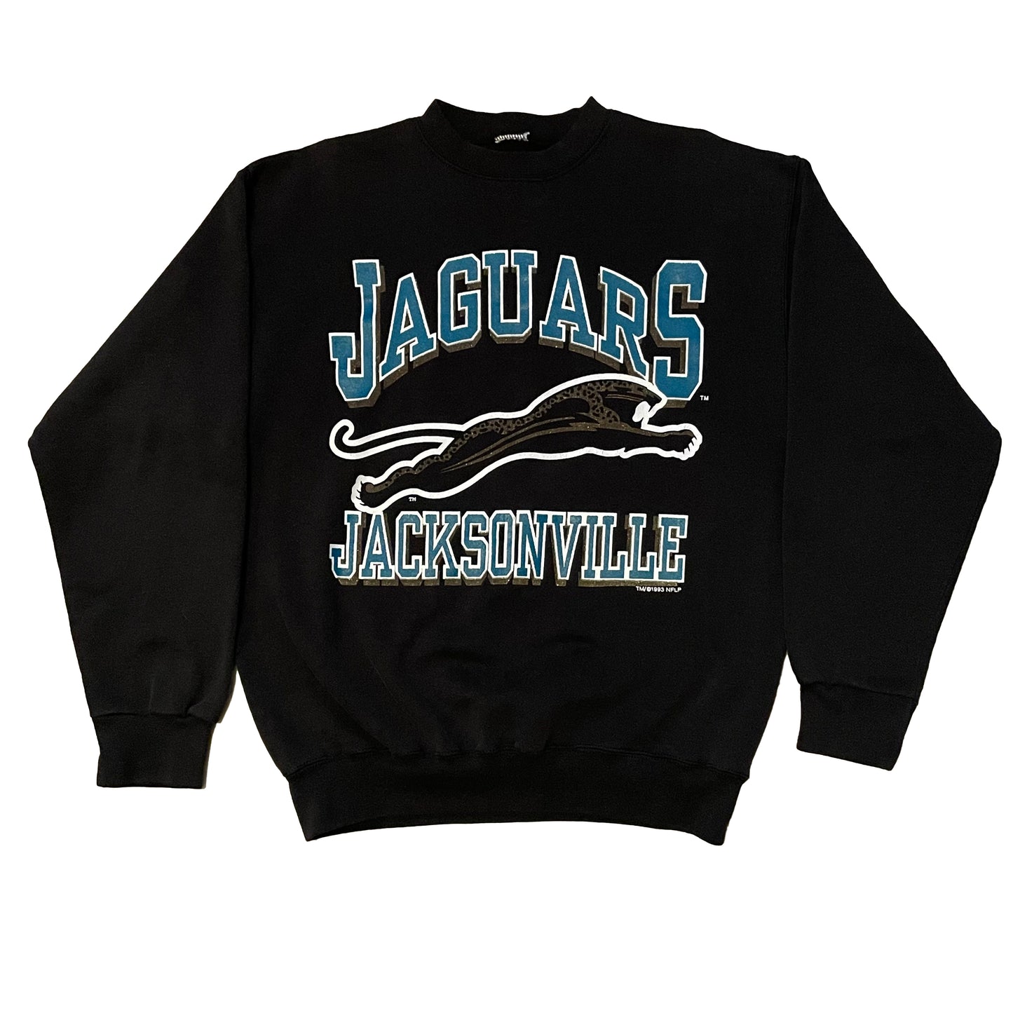 Jacksonville Jaguars 1993 banned logo sweatshirt size LARGE