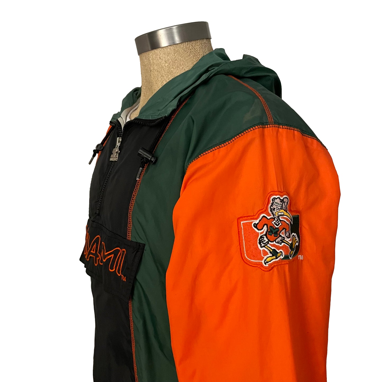 Miami Hurricanes UM STARTER windbreaker size SMALL