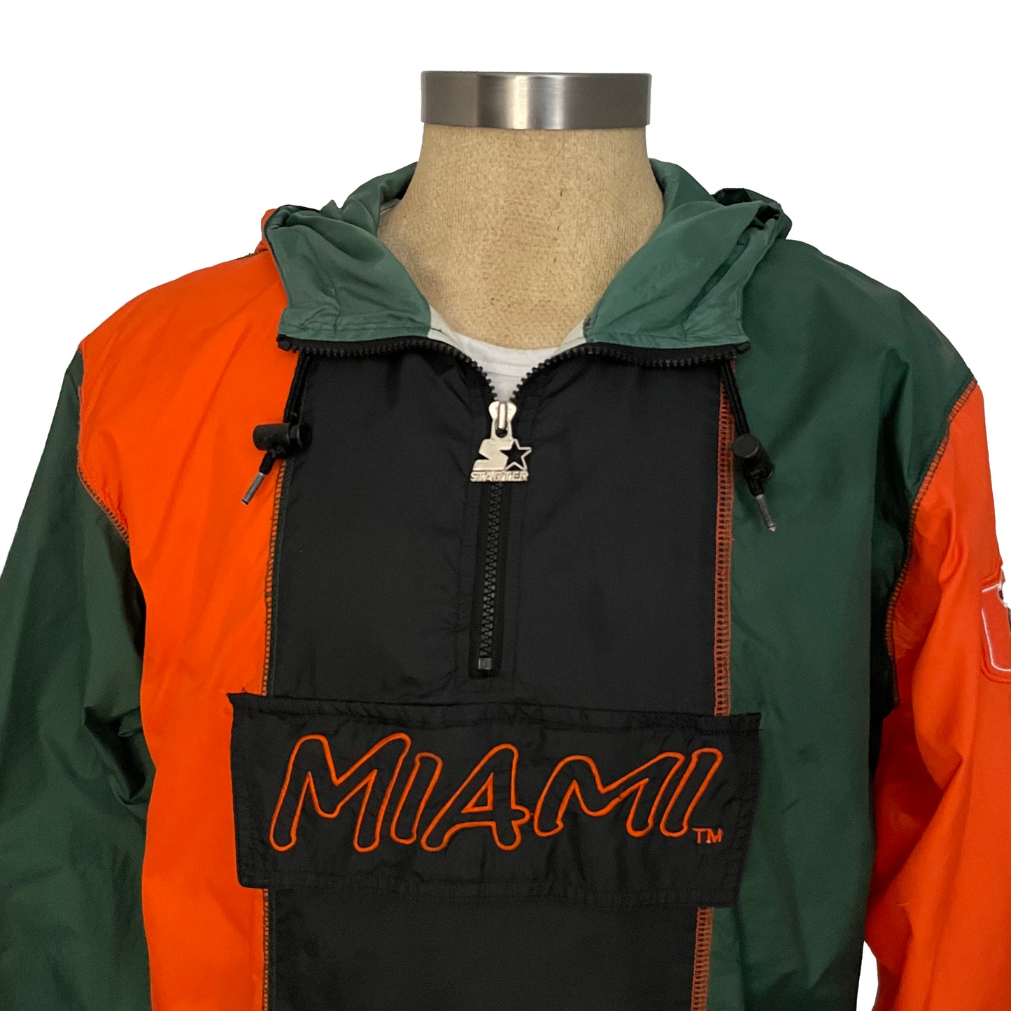 Miami Hurricanes UM STARTER windbreaker size SMALL