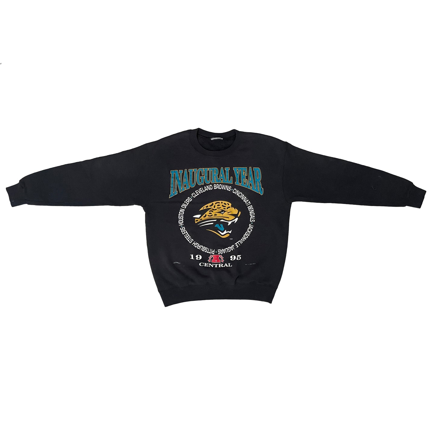 Vintage Jacksonville Jaguars 1995 Inaugural Year NUTMEG sweatshirt size MEDIUM