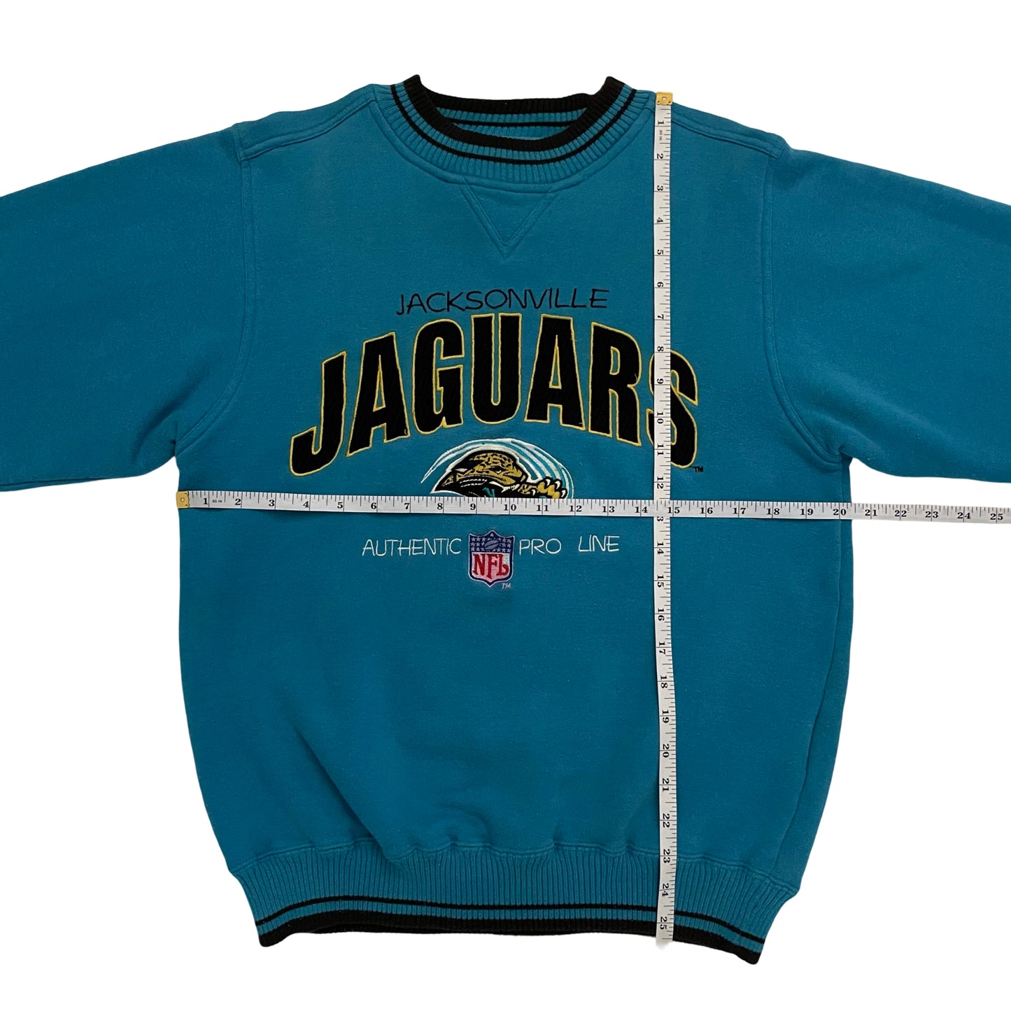 Vintage Jacksonville Jaguars embroidered LOGO ATHLETIC sweatshirt size MEDIUM