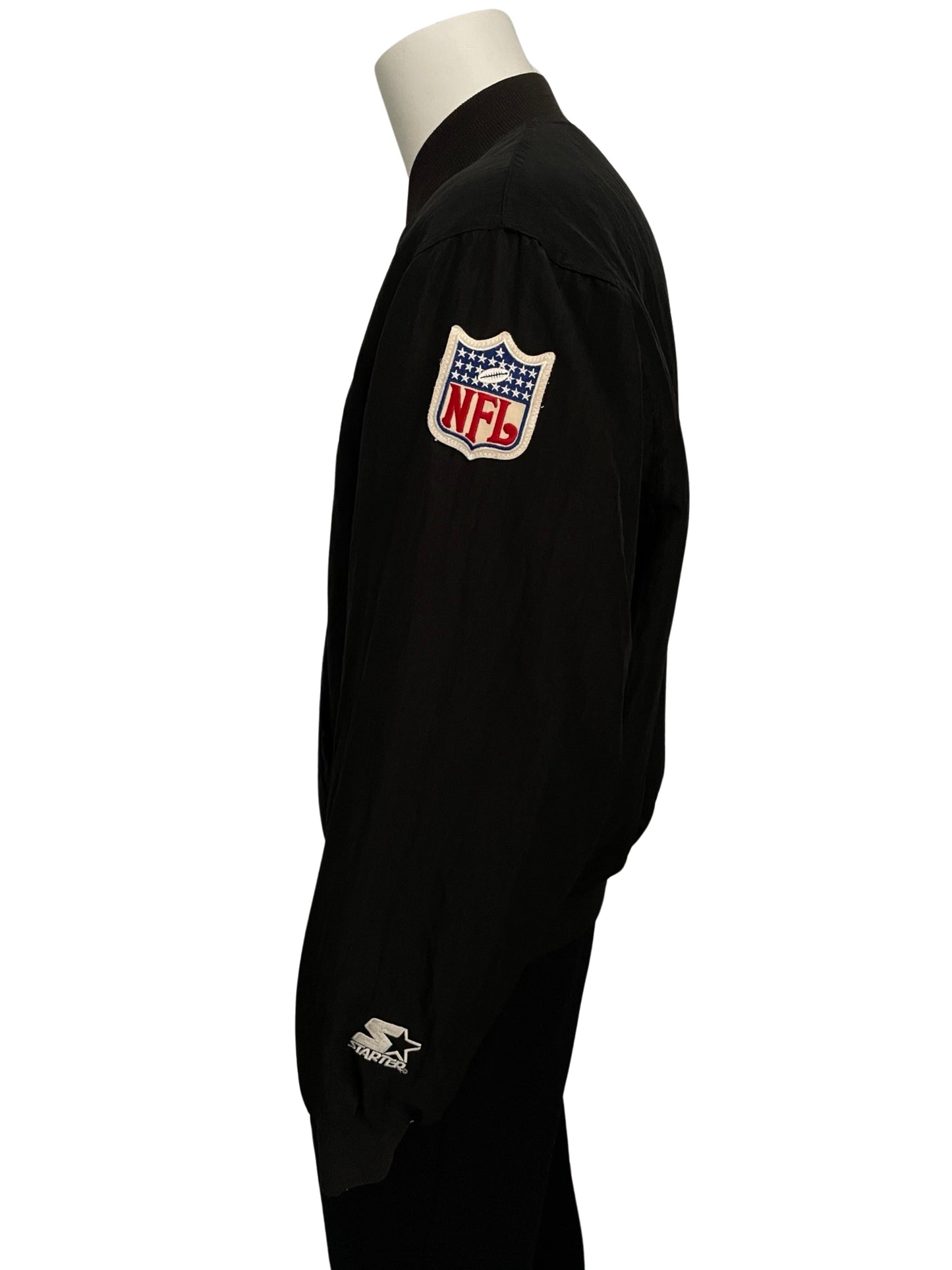 Vintage Jacksonville Jaguars STARTER banned logo bomber jacket size LARGE