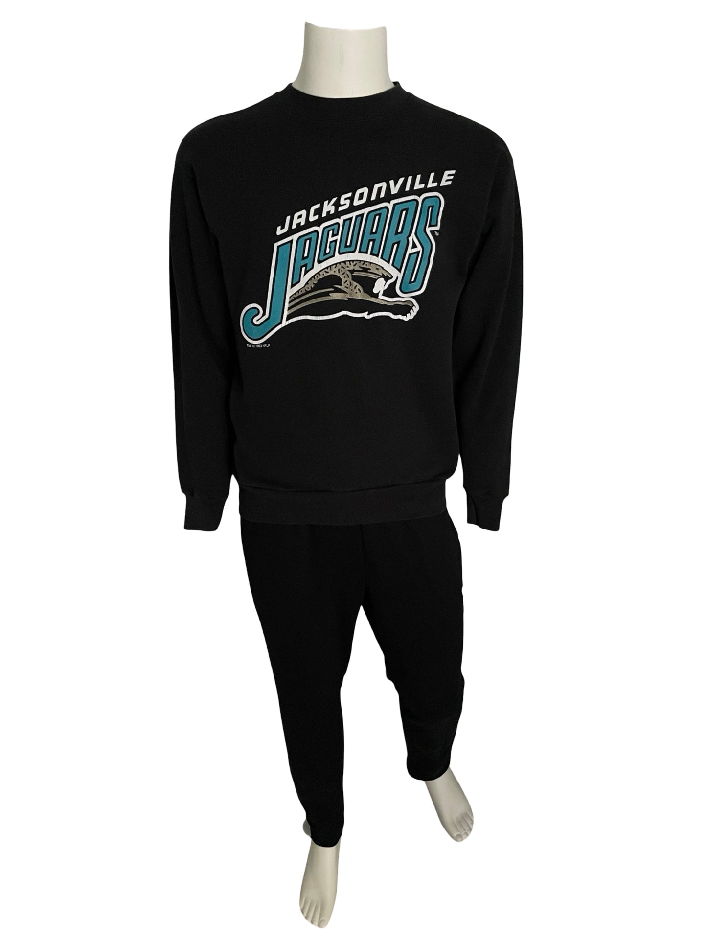 Vintage Jacksonville Jaguars 1993 banned logo sweatshirt size MEDIUM