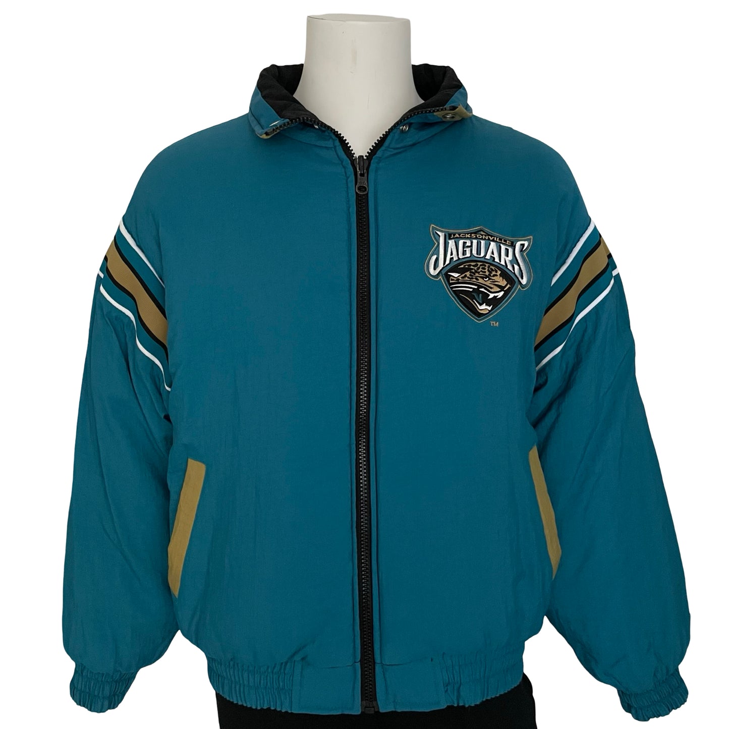 Vintage Jacksonville Jaguars REVERSIBLE jacket size LARGE