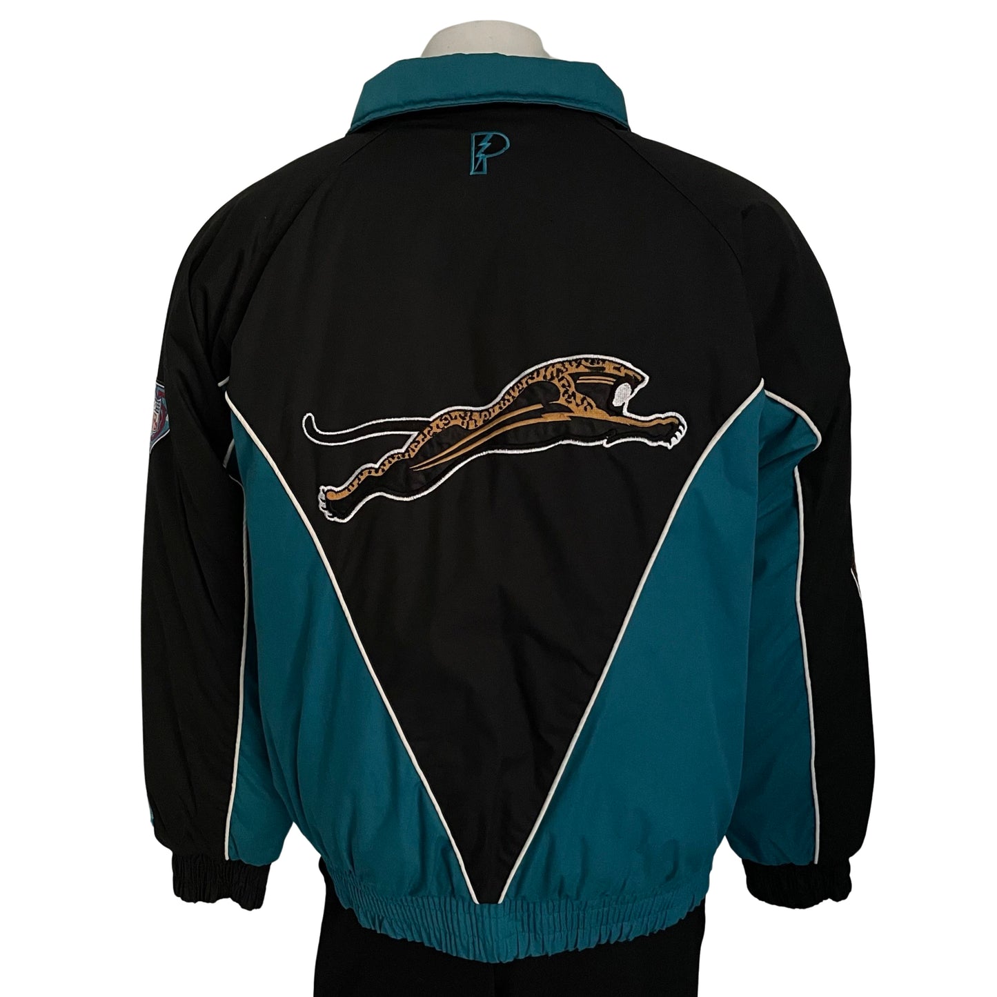 Vintage Jacksonville Jaguars banned logo PRO PLAYER by Daniel Young jacket size LARGE