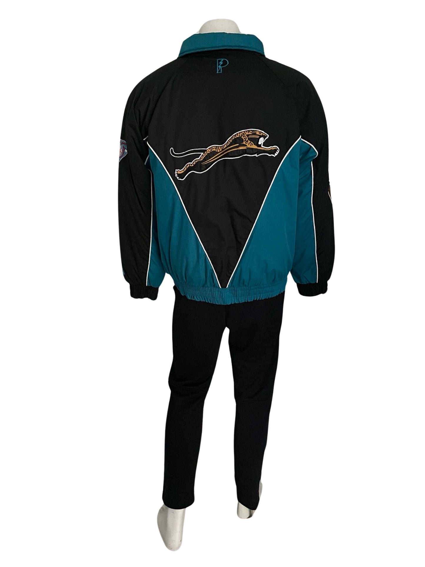 Vintage Jacksonville Jaguars banned logo PRO PLAYER by Daniel Young jacket size LARGE