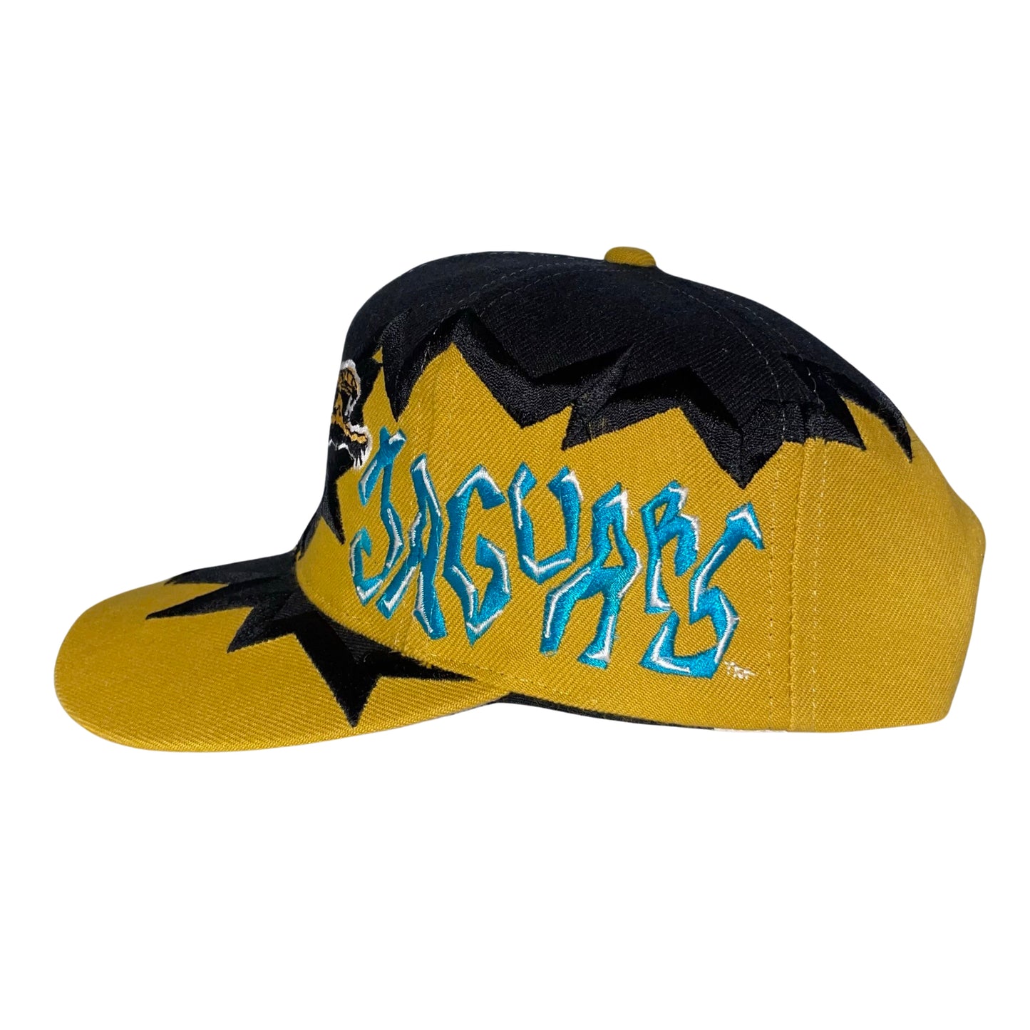 Vintage Jacksonville Jaguars RARE DREW PEARSON banned logo "Jagged Edge" hat