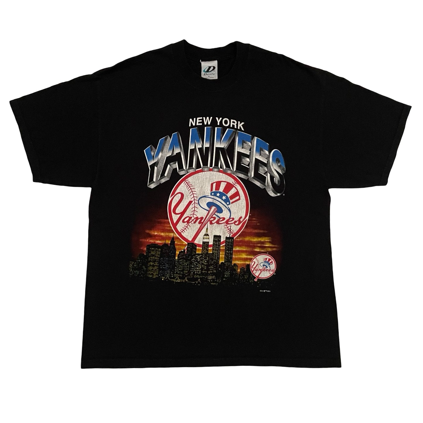 Vintage New York Yankees 2001 skyline shirt size XL