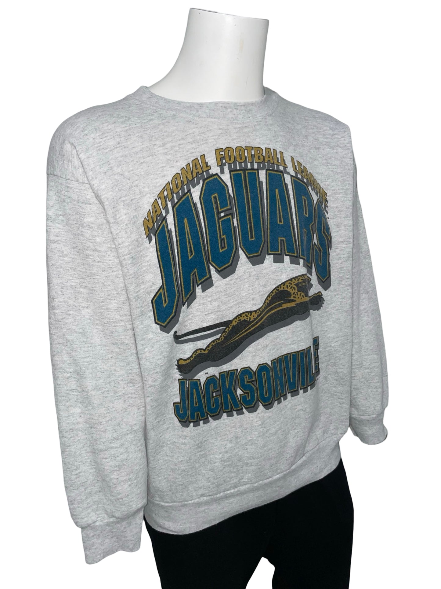 Vintage Jacksonville Jaguars 1993 banned logo sweatshirt size LARGE