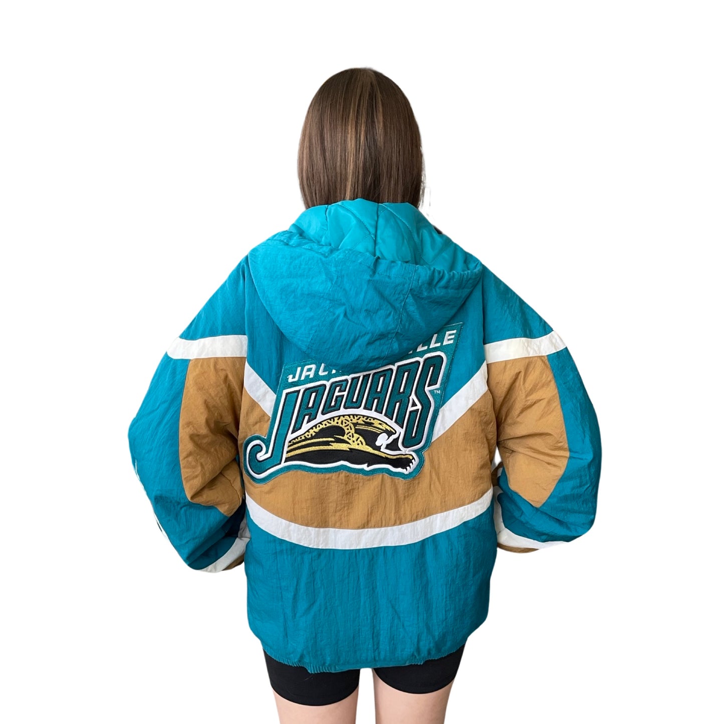 Vintage Jacksonville Jaguars APEX banned logo jacket size SMALL