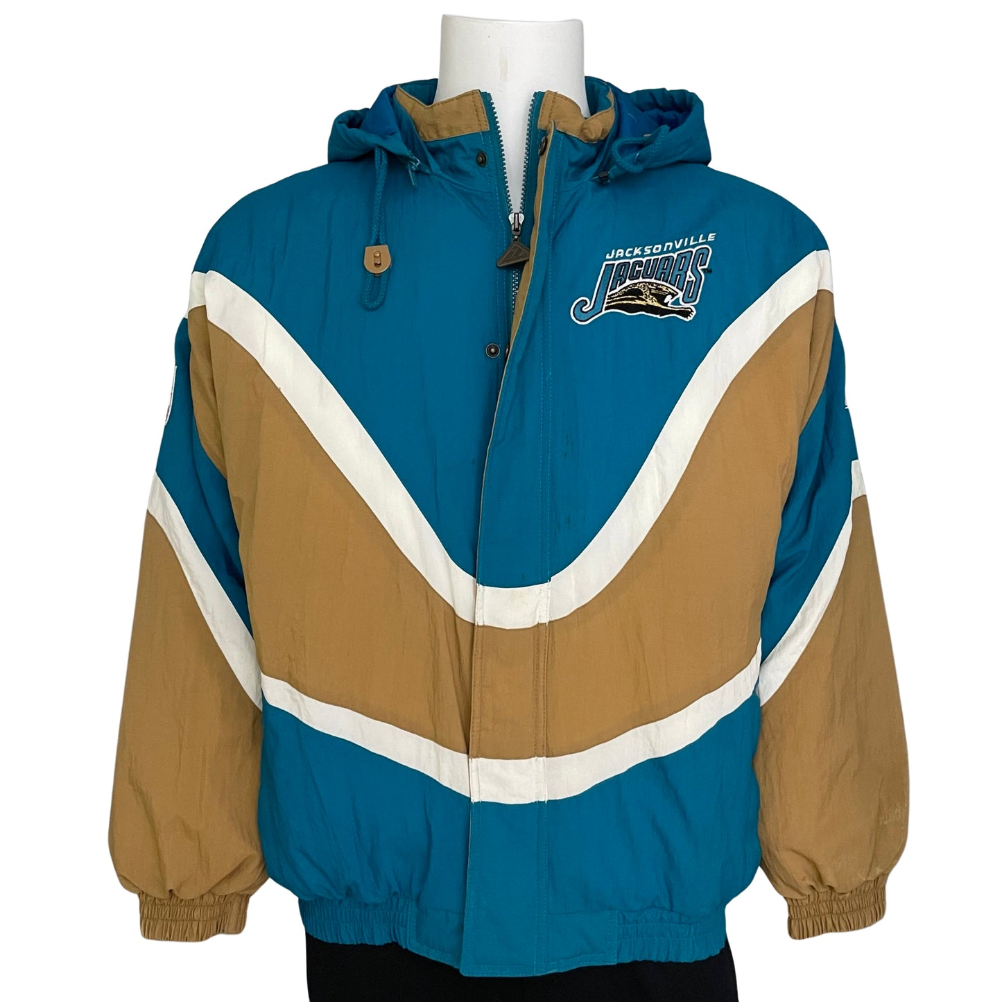 Vintage Jacksonville Jaguars banned logo APEX jacket size MEDIUM