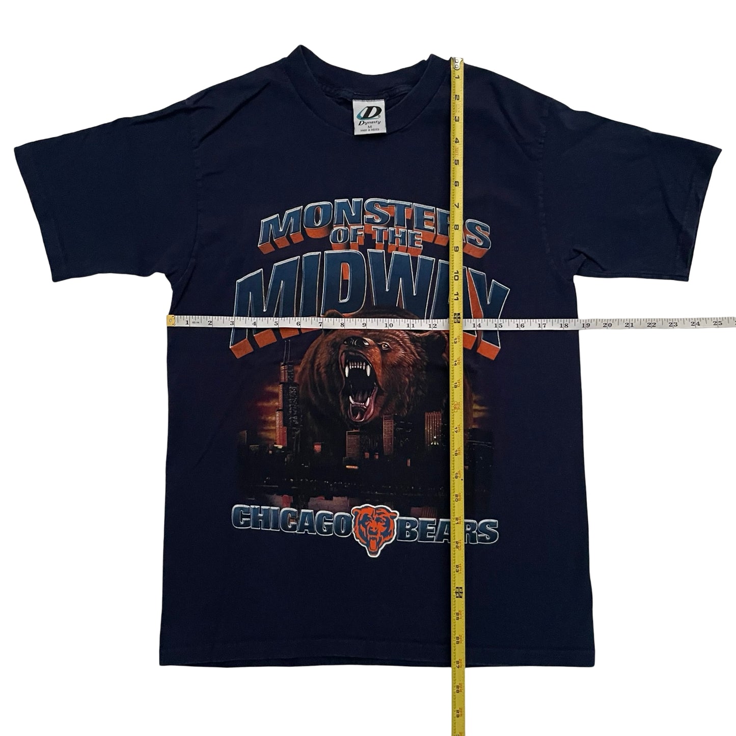 Chicago Bears Vintage Monster of the Midway Dynasty skyline shirt size MEDIUM