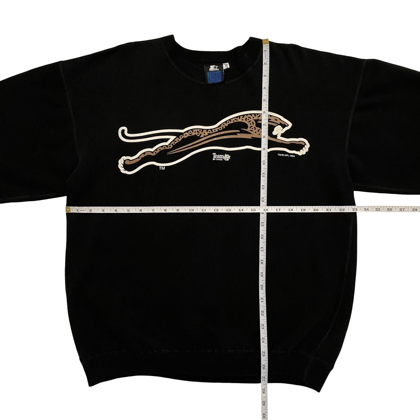 Vintage Jacksonville Jaguars 1994 banned logo STARTER sweatshirt size LARGE