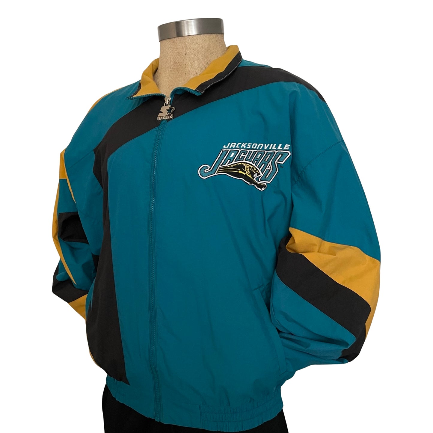 Vintage Jacksonville Jaguars STARTER banned logo windbreaker size MEDIUM