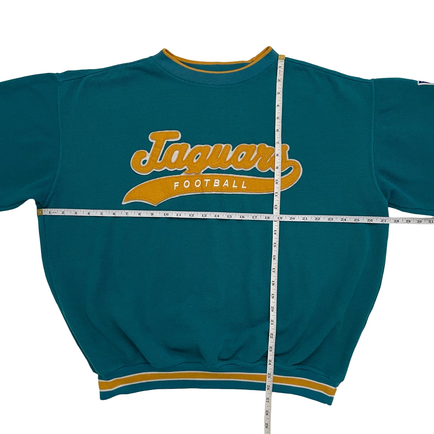 Vintage Jacksonville Jaguars banned logo STARTER tail sweep sweatshirt size XL