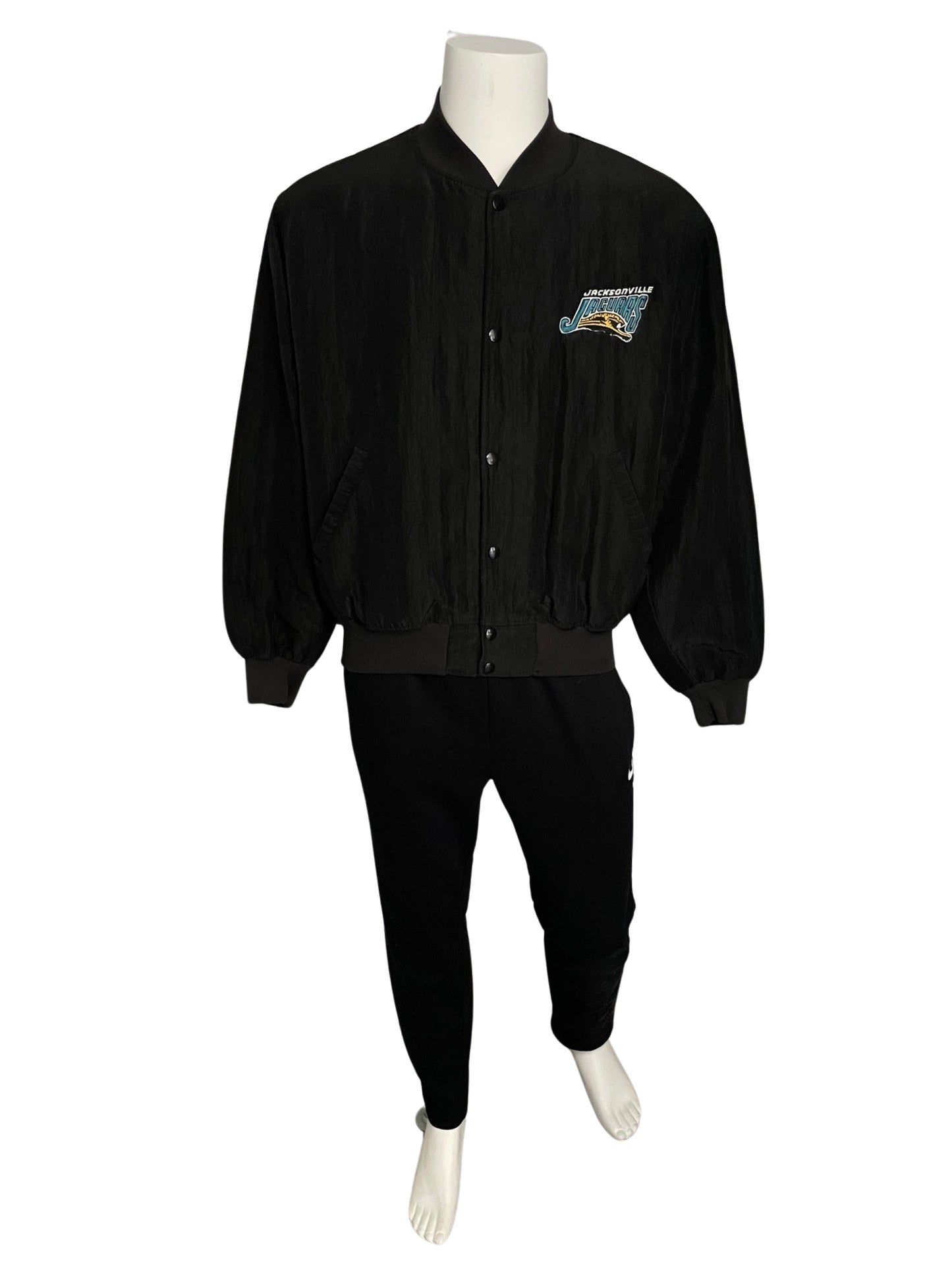 Vintage Jacksonville Jaguars STARTER banned logo bomber jacket size LARGE