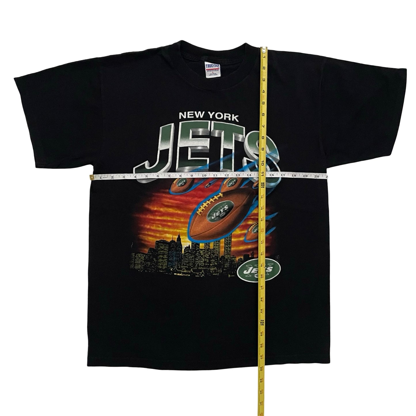 New York Jets Vintage skyline True Fan shirt size Large