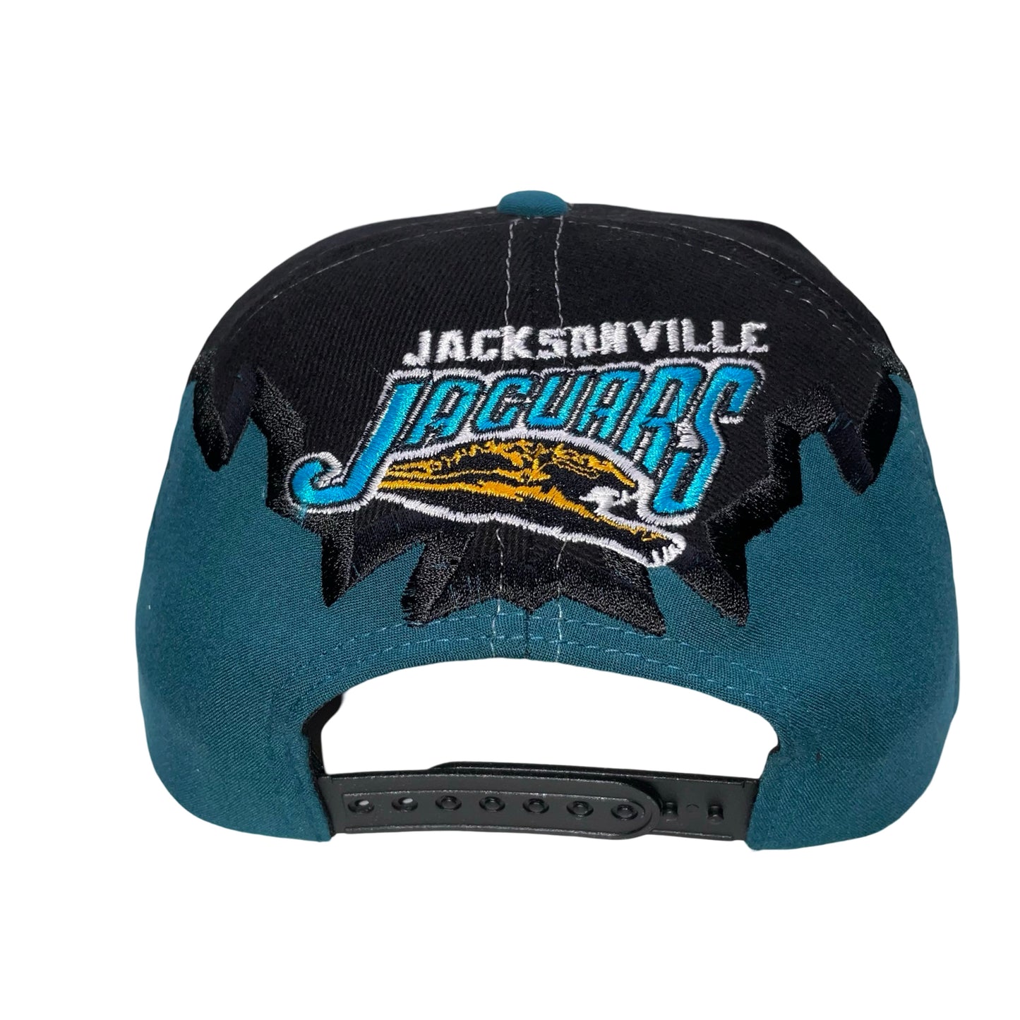 Custom Jagged Edge snapback hat TEAL