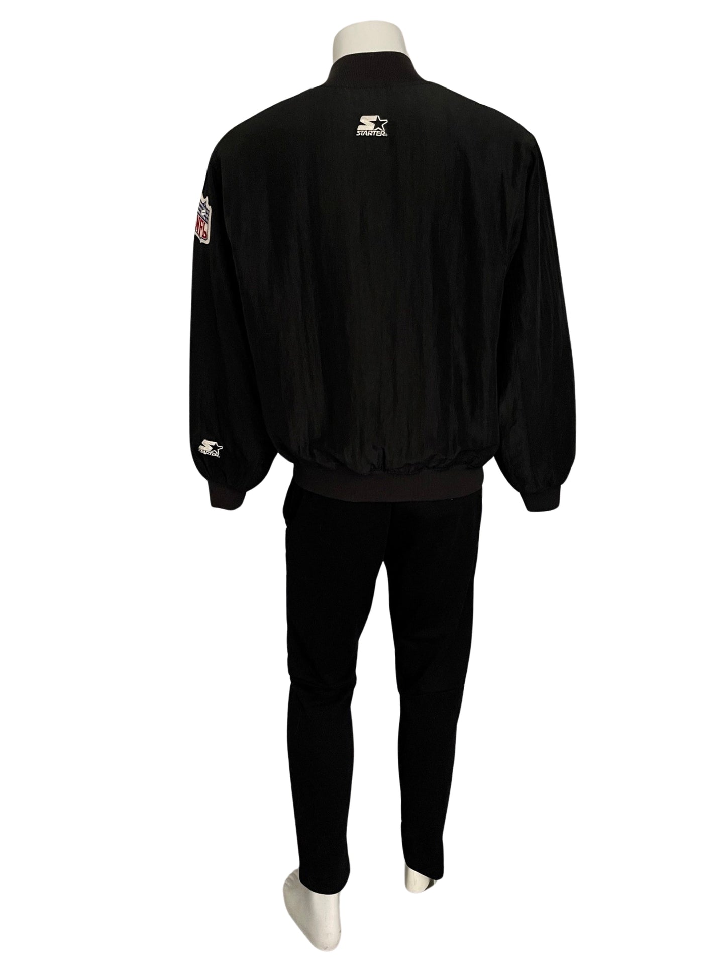 Vintage Jacksonville Jaguars STARTER banned logo bomber jacket size LARGE