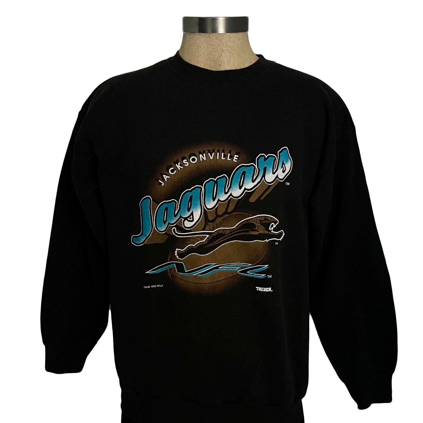 Vintage Jacksonville Jaguars 1993 banned logo sweatshirt size XL