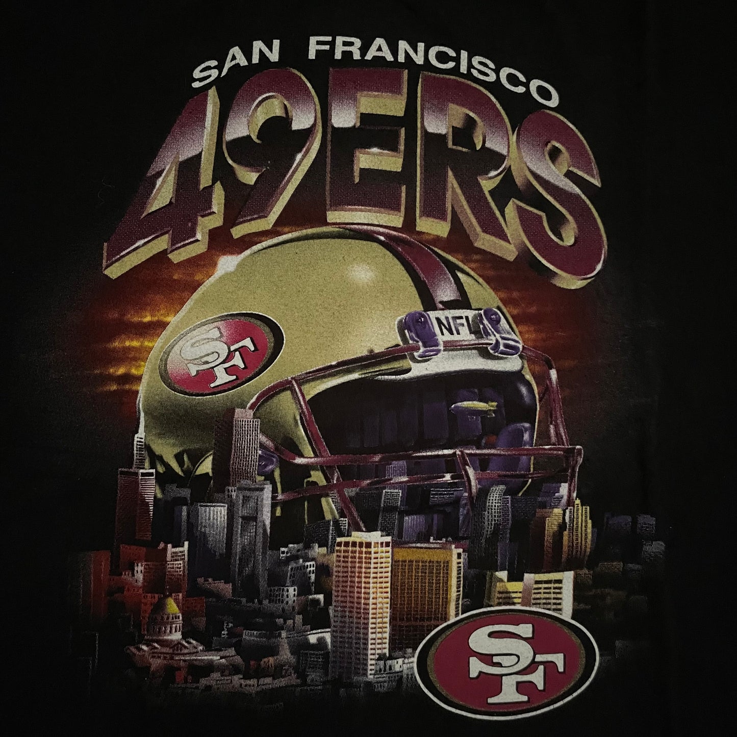 Vintage San Francisco 49ers skyline shirt size XL