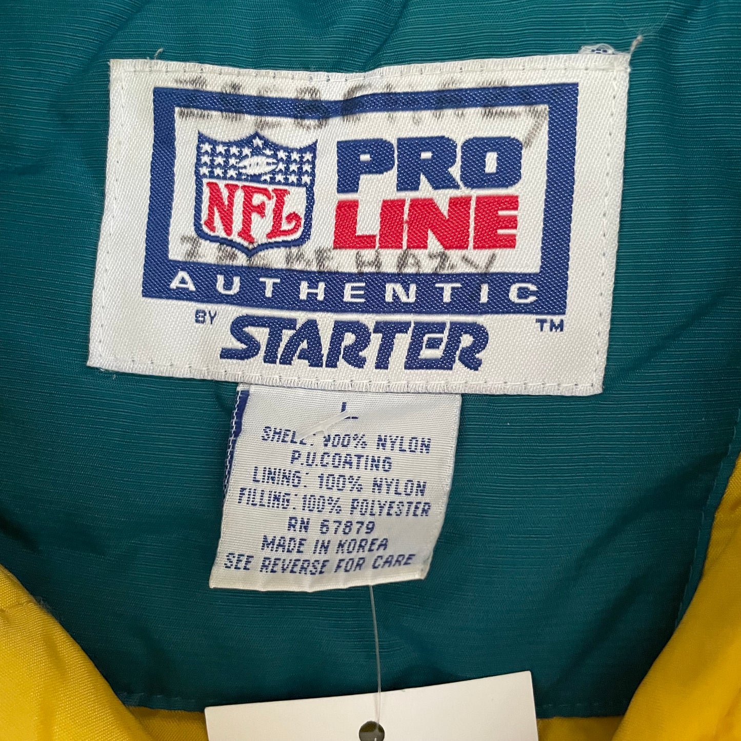 Vintage Jacksonville Jaguars STARTER jacket size LARGE