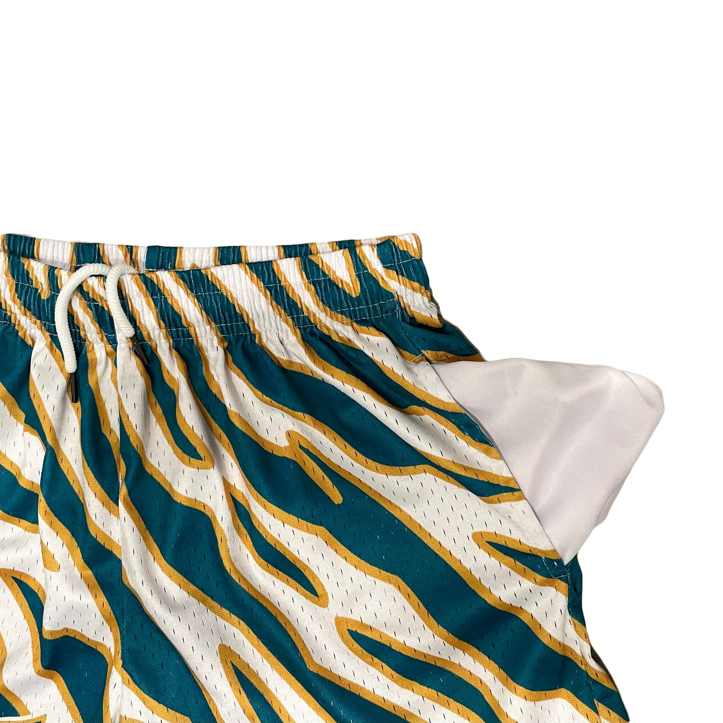 95' Jungle Print Mesh Shorts