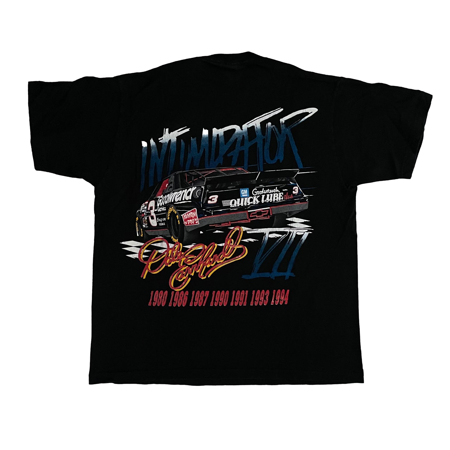 Dale Earnhardt 1995 two-sided NASCAR shirt