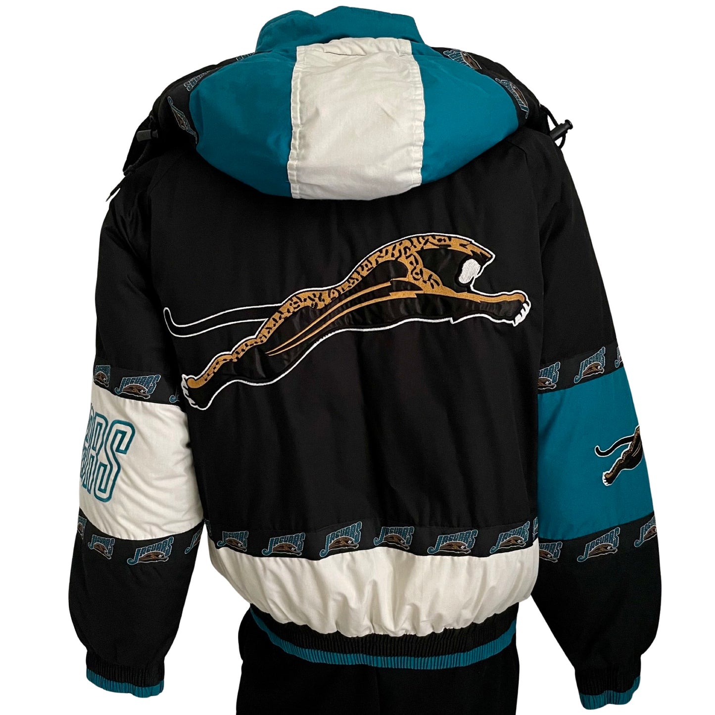 Vintage Jacksonville Jaguars banned logo PRO PLAYER by Daniel Young jacket size MEDIUM