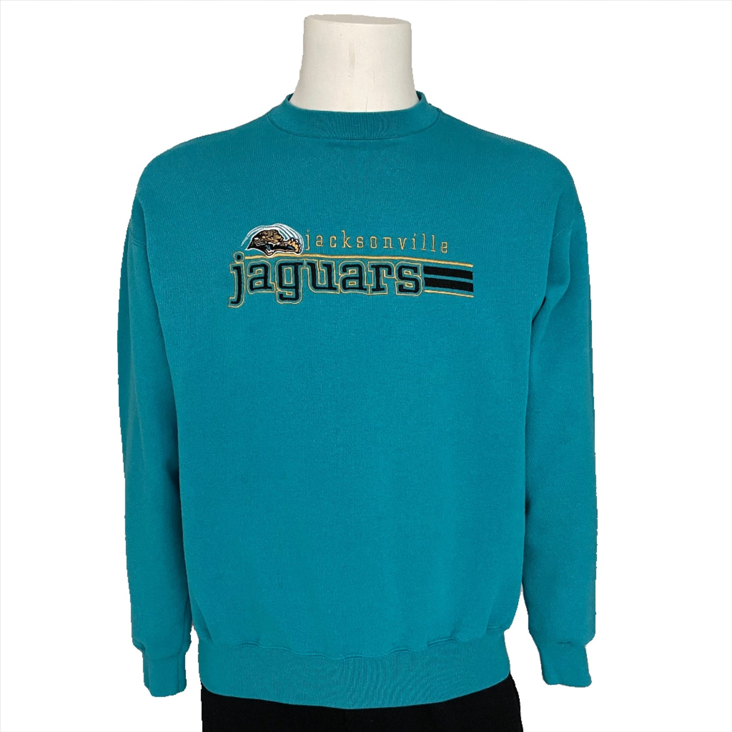 Vintage Jacksonville Jaguars embroidered sweatshirt size MEDIUM
