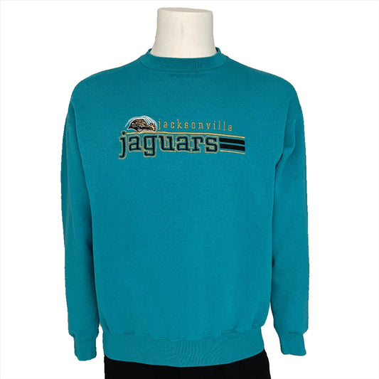 Vintage Jacksonville Jaguars embroidered sweatshirt size MEDIUM
