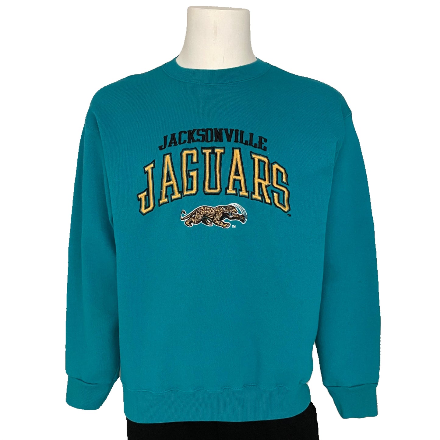 Vintage Jacksonville Jaguars embroidered LOGO 7 sweatshirt size LARGE