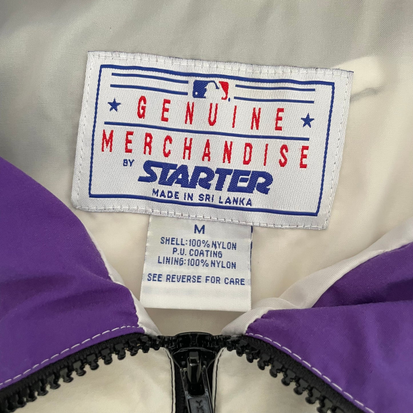 Vintage Colorado Rockies STARTER windbreaker size MEDIUM