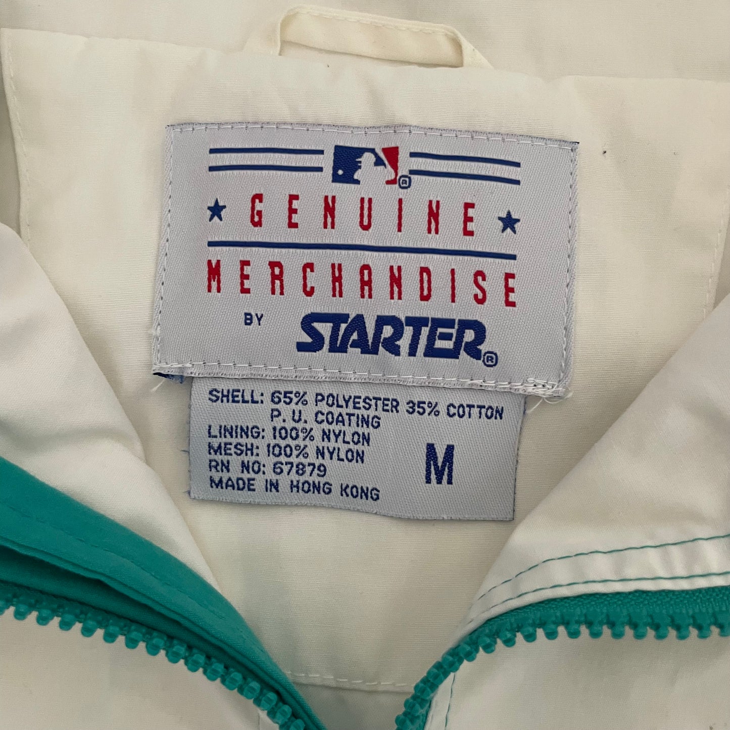 Vintage Miami / Florida Marlins STARTER windbreaker size MEDIUM
