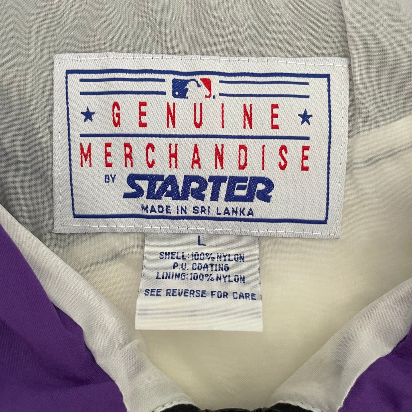 Vintage Colorado Rockies STARTER windbreaker size LARGE