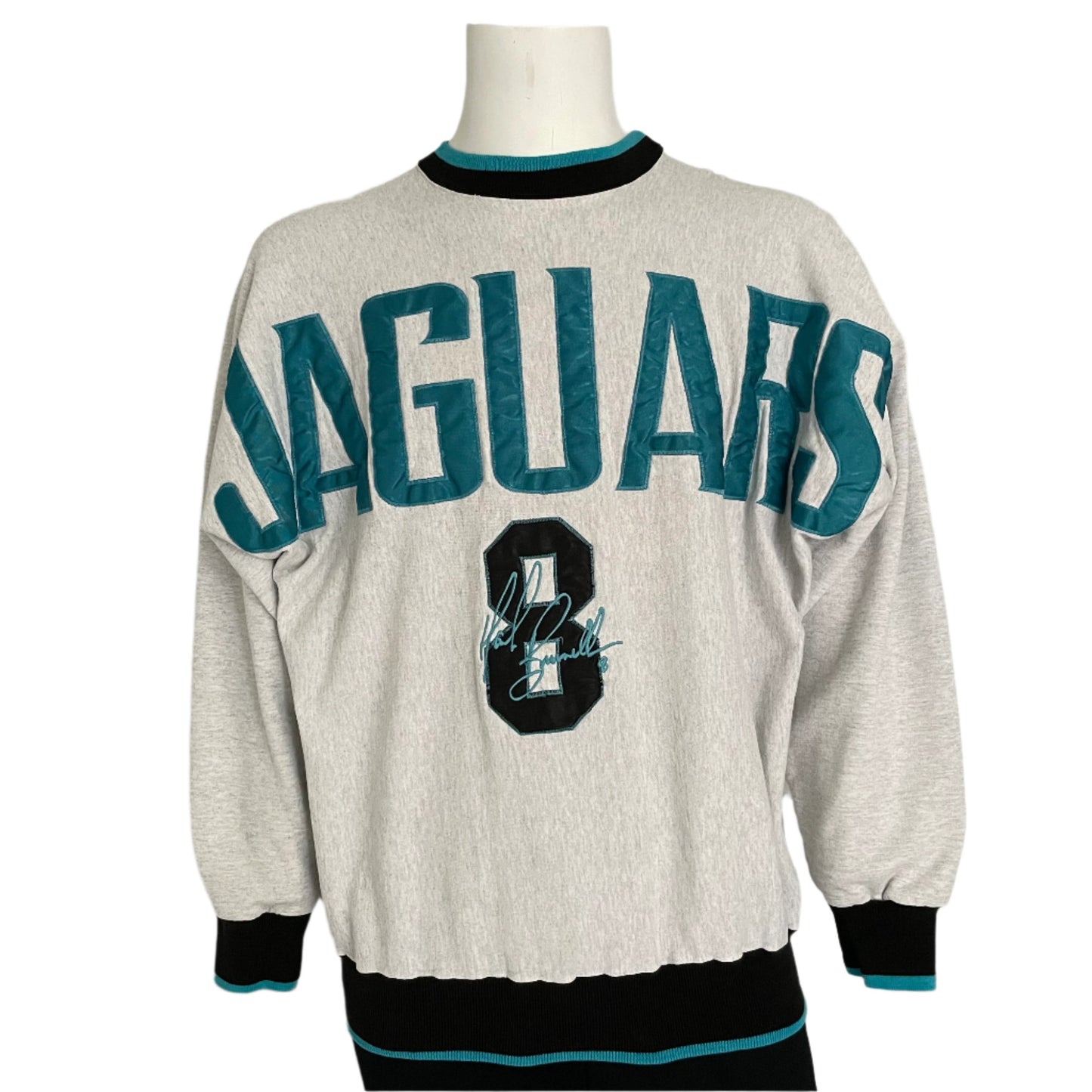 Jacksonville Jaguars EMBROIDERED sweatshirt size LARGE