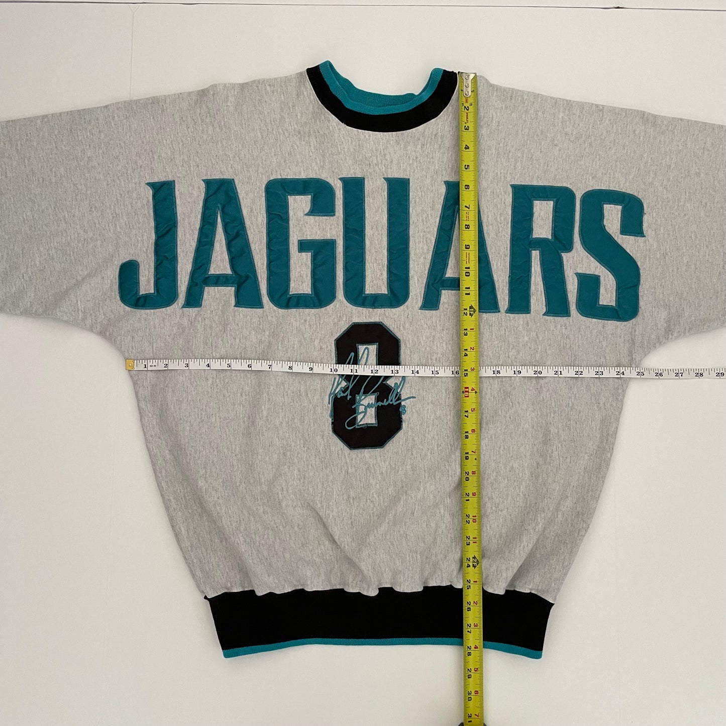 Jacksonville Jaguars EMBROIDERED sweatshirt size LARGE