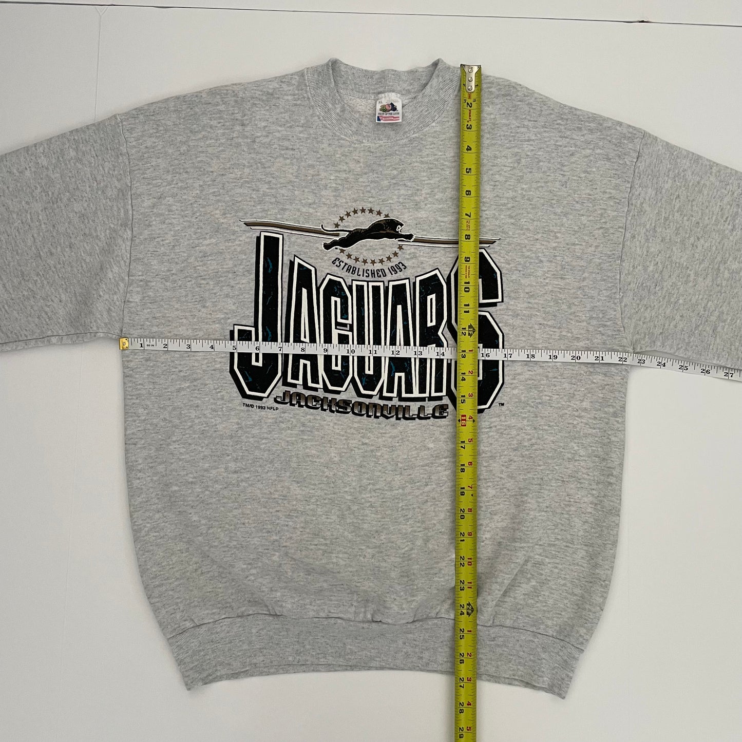 Vintage Jacksonville Jaguars 1993 banned logo sweatshirt size LARGE