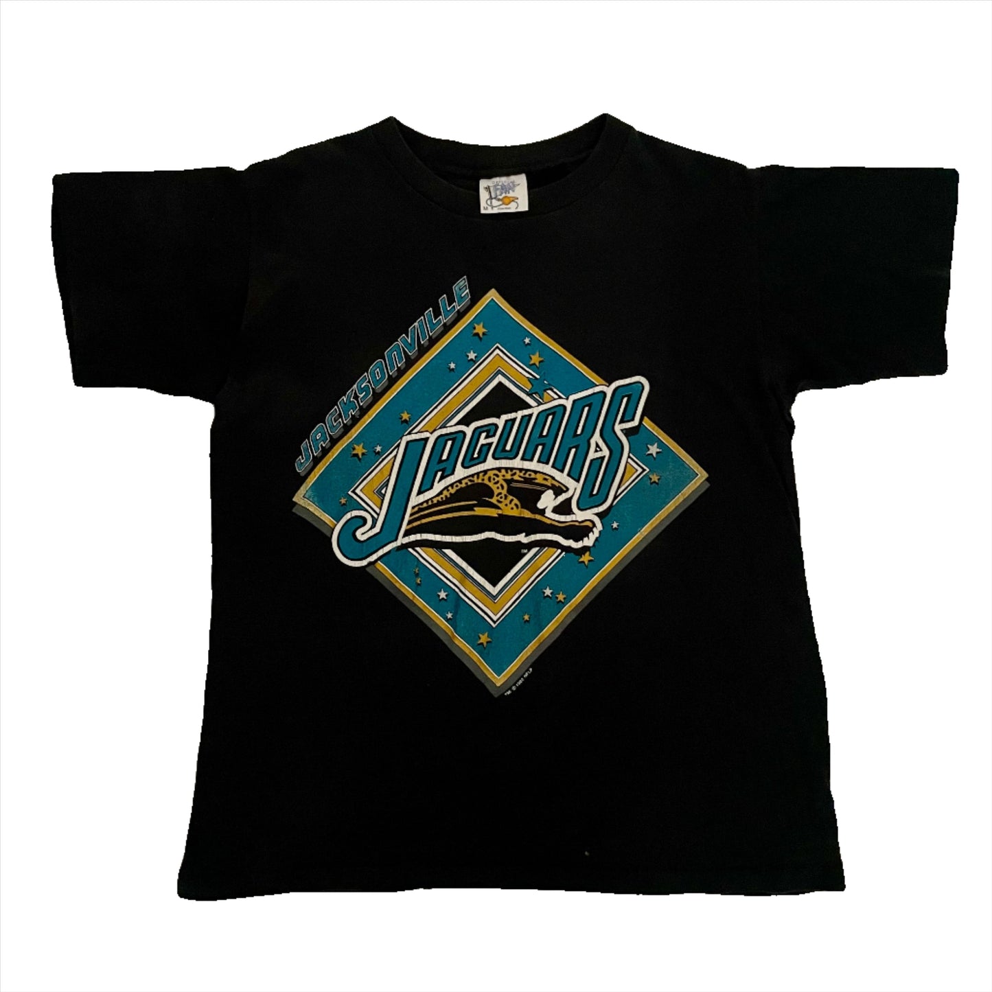 Vintage Jacksonville Jaguars 1993 banned logo shirt size SMALL