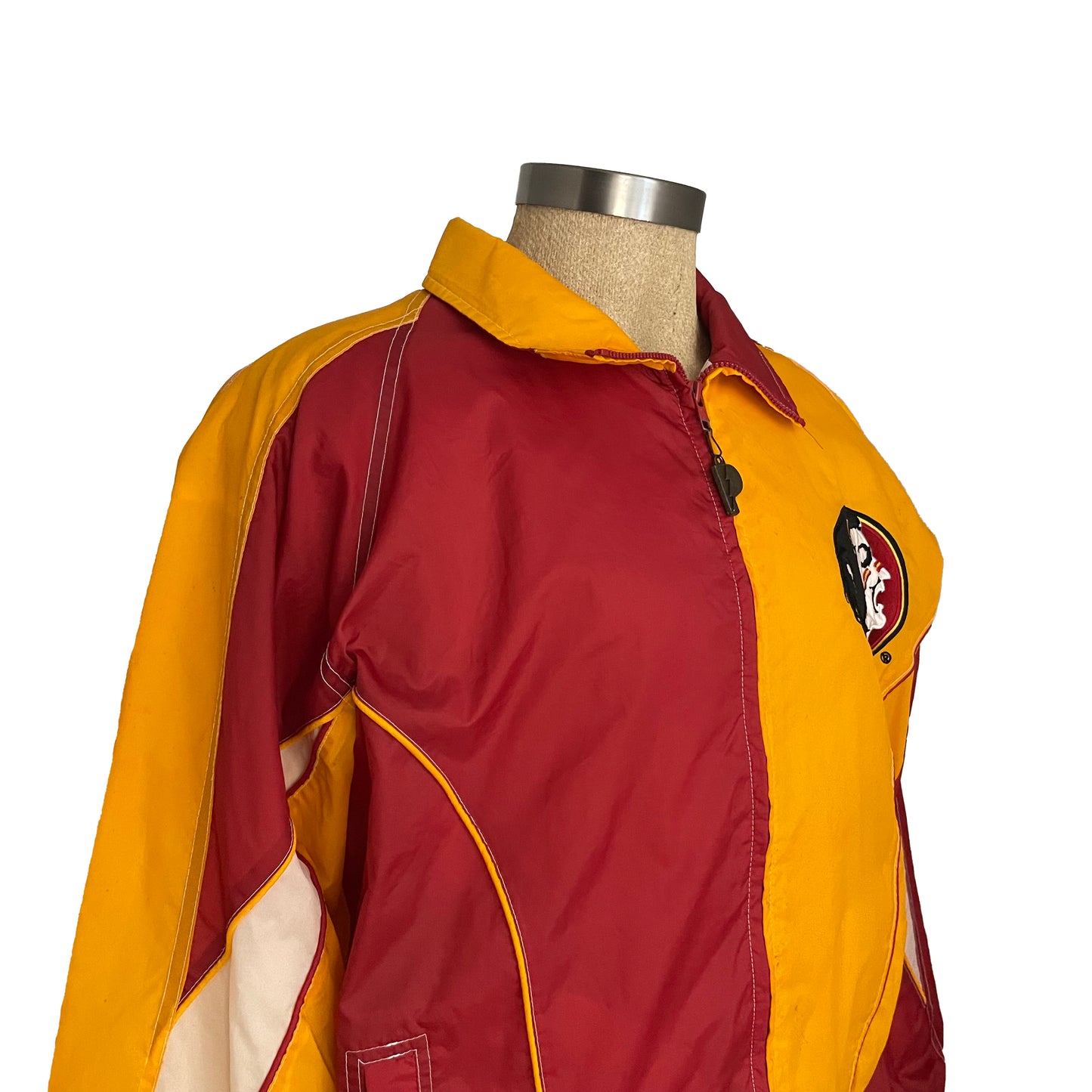 Florida State Seminoles FSU split windbreaker size LARGE