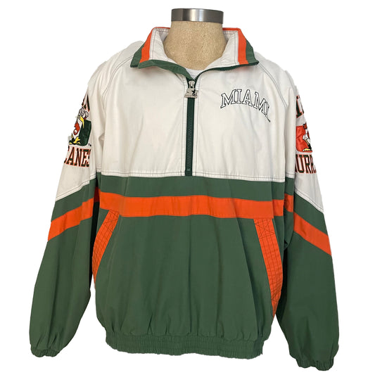 Miami Hurricanes UM STARTER windbreaker size XL