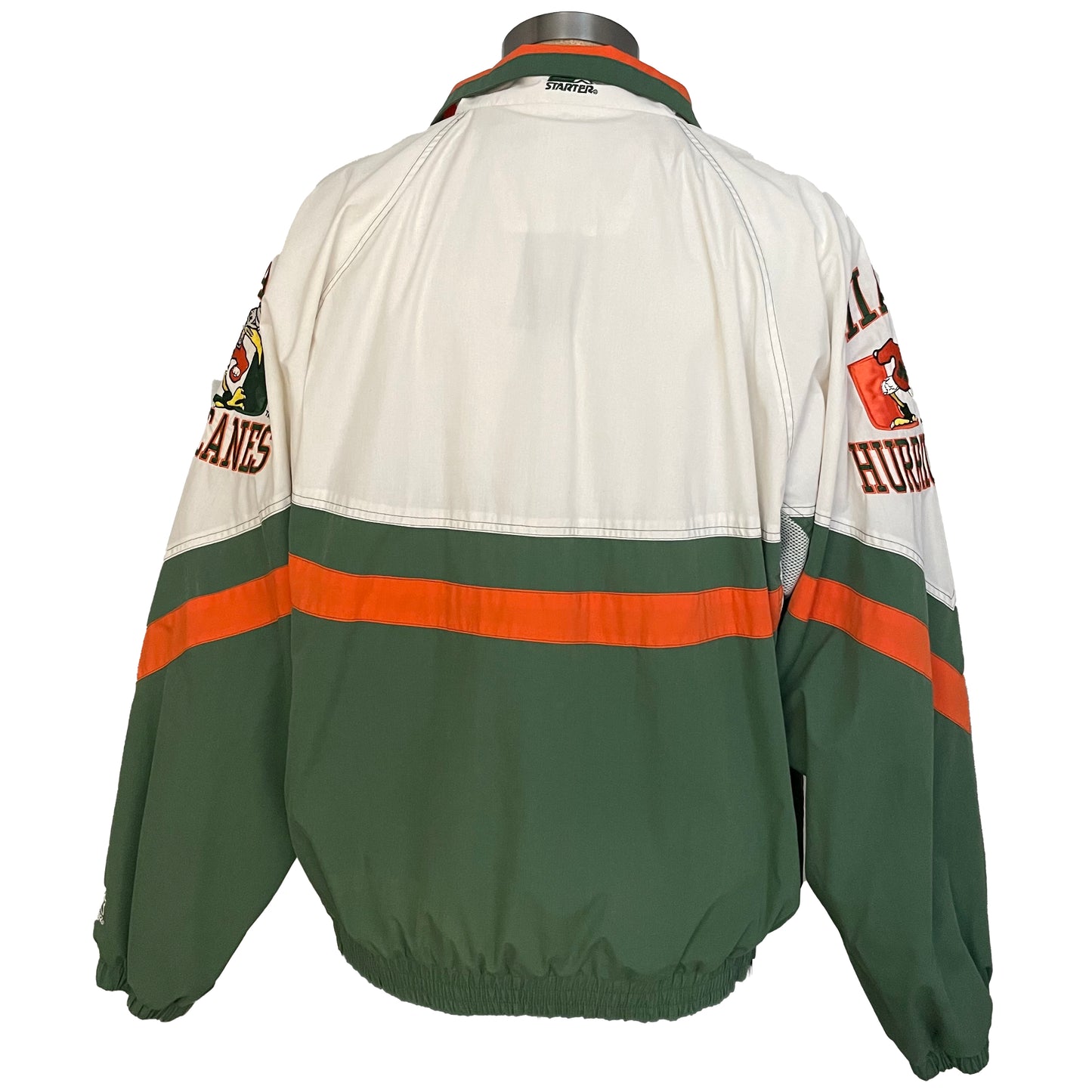 Miami Hurricanes UM STARTER windbreaker size XL