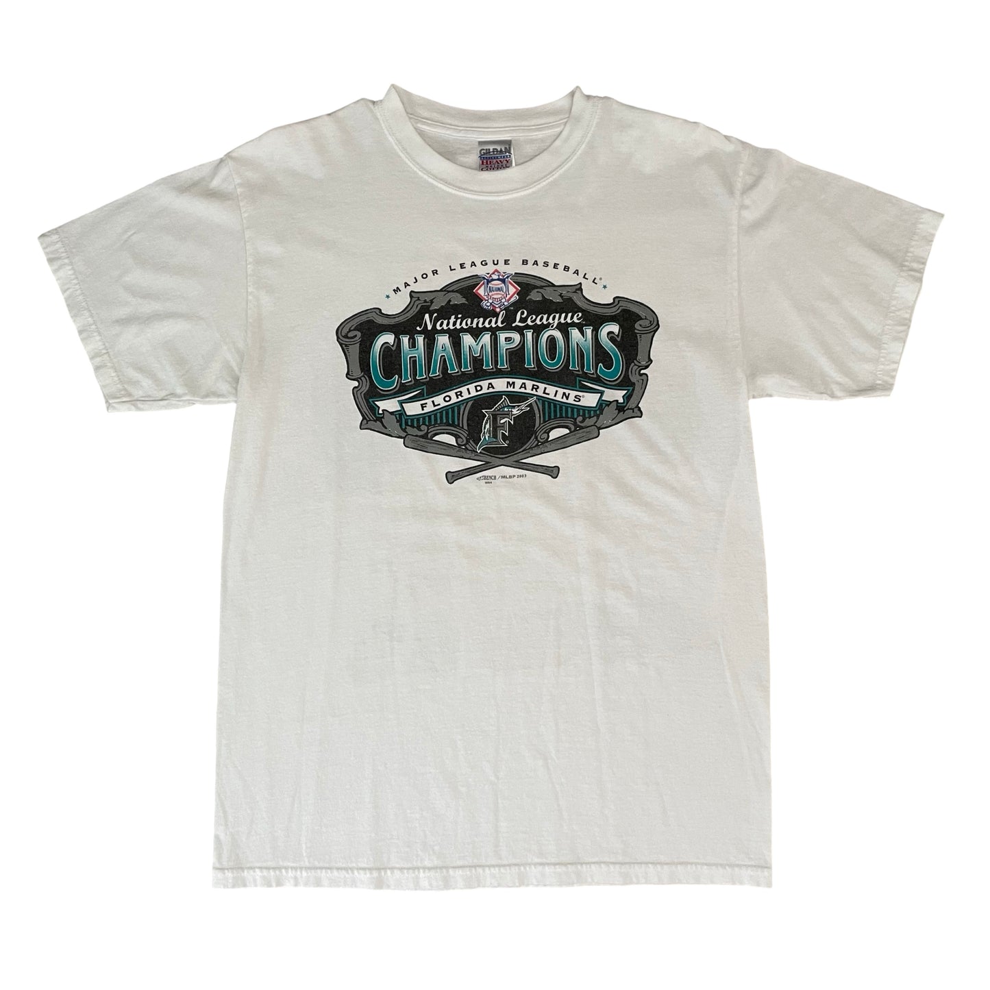 Vintage Miami / Florida Marlins 2003 NL Champions two-sided shirt size MEDIUM