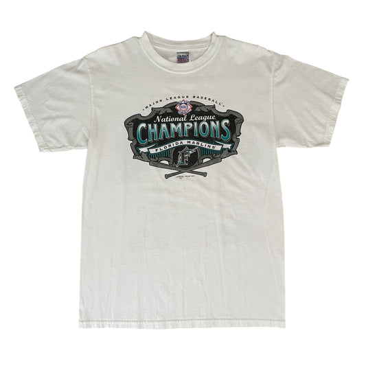 Vintage Miami / Florida Marlins 2003 NL Champions two-sided shirt size MEDIUM