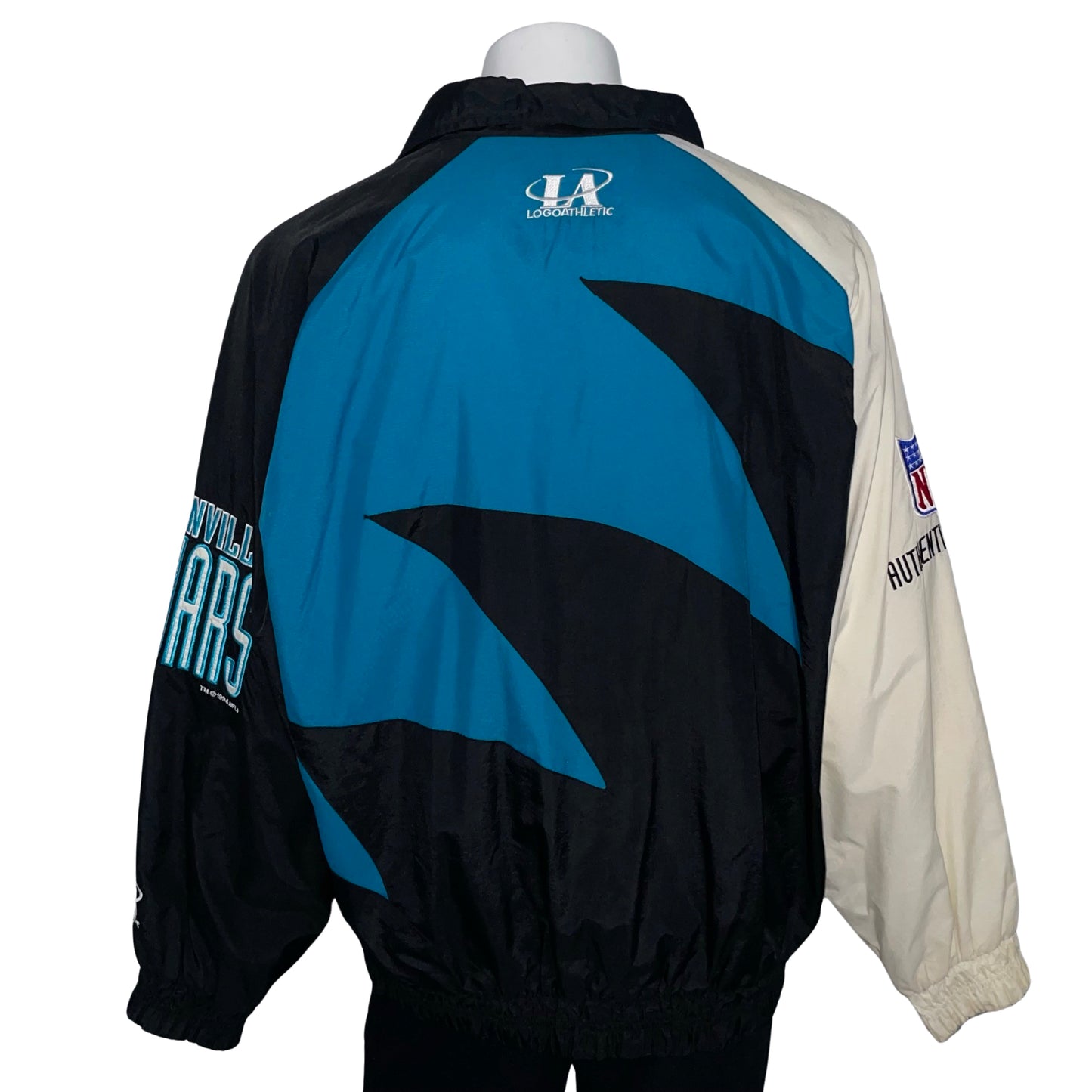 Vintage Jacksonville Jaguars LOGO ATHLETIC "Sharktooth" windbreaker size XL