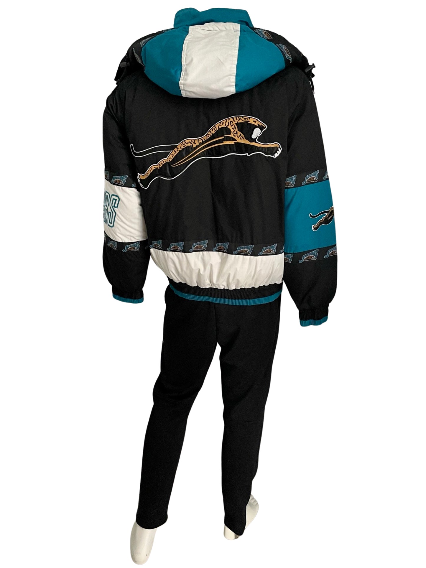 Vintage Jacksonville Jaguars banned logo PRO PLAYER by Daniel Young jacket size MEDIUM