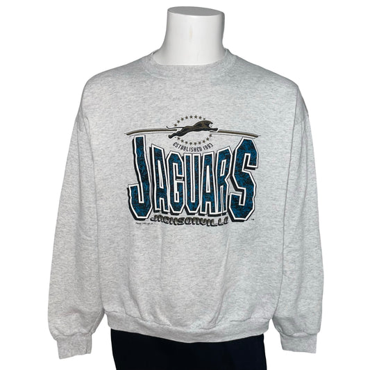 Vintage Jacksonville Jaguars 1993 banned logo sweatshirt size LARGE