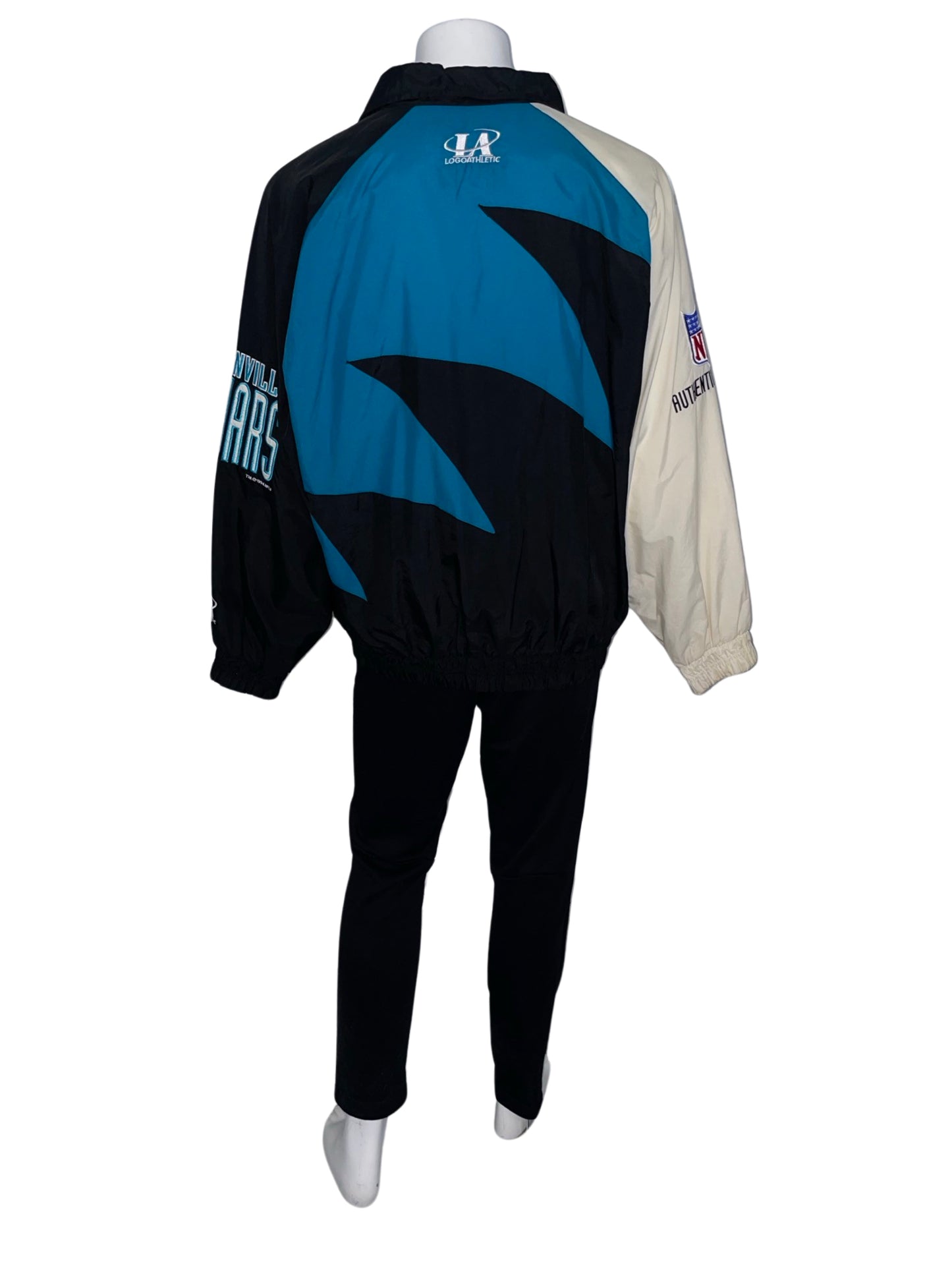 Vintage Jacksonville Jaguars LOGO ATHLETIC "Sharktooth" windbreaker size XL
